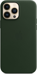 Apple iPhone 13 Pro Max nahkakuori MagSafella havunvihreä