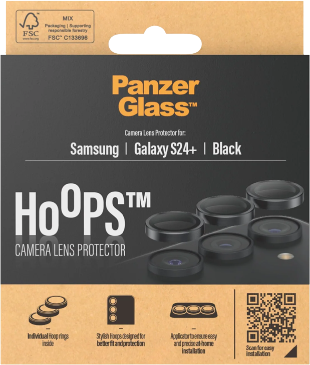 PanzerGlass Samsung Galaxy S24+ -kameran linssisuoja