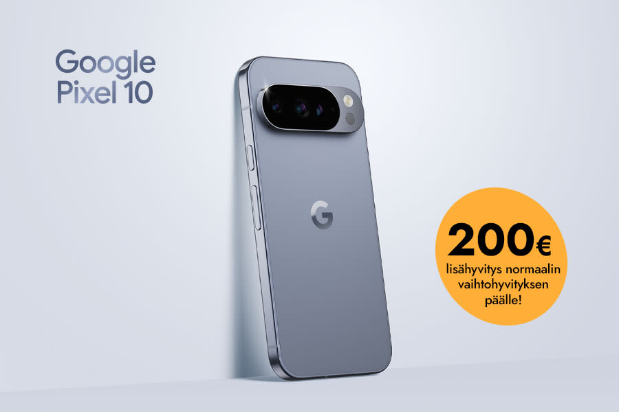 Google Pixel -puhelin, 200 euron lisähyvitys normaalin vaihtohyvityksen päälle