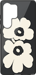 Samsung X Marimekko Galaxy S25 Ultra Dual Layer -suojakuori Musta/Beige