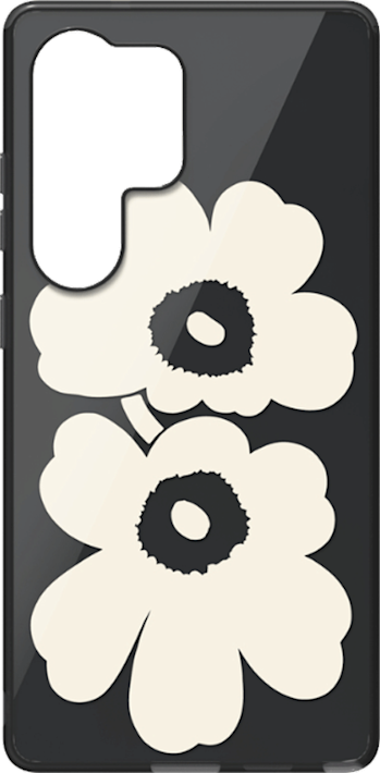 Samsung X Marimekko Galaxy S25 Ultra Dual Layer -suojakuori Musta/Beige