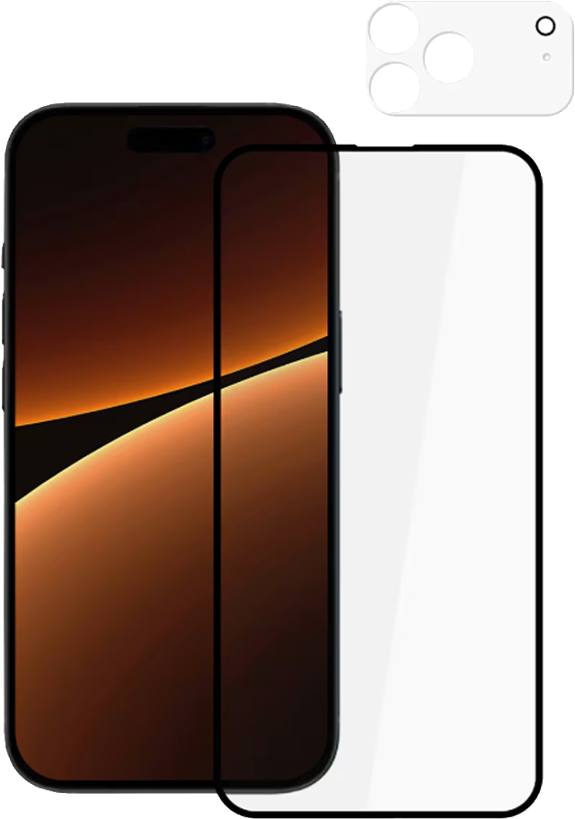 Kaarna Apple iPhone 18 Pro Max -panssarilasi + kameralinssin suojalasi