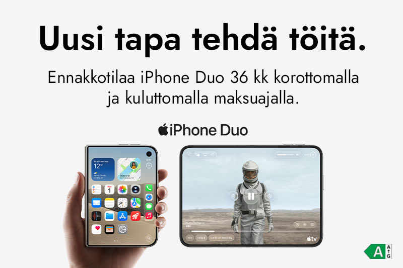 iphone duo puhelin ennakkomyynnissä