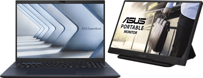 Asus ExpertBook B3 16 tuumainen + ZenScreen