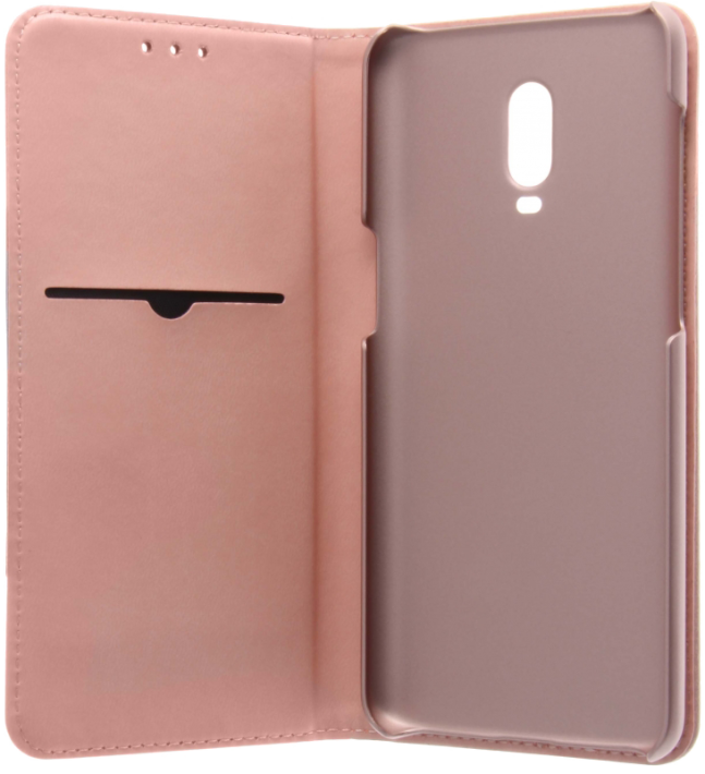 OnePlus 6T -suojakotelo Insmat Exclusive Slim Flip Case pinkki