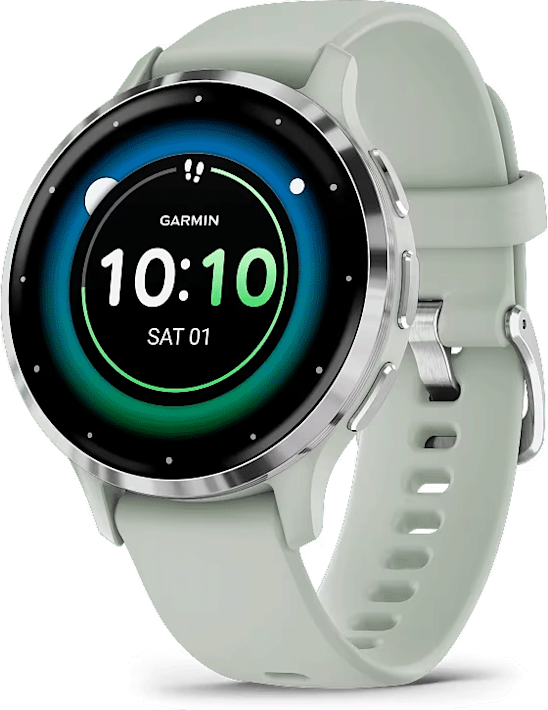 Garmin Venu 3S 41 mm -GPS-älykello salvianharmaa