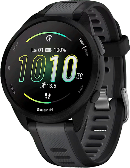 Garmin Forerunner 165 Music -urheilukello musta