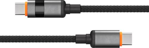 X2O Longlife 100W PD USB-C to USB-C 1,5 m kaapeli LED-näytöllä