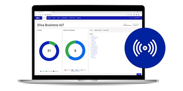 IoT-palvelun käyttöliittymä