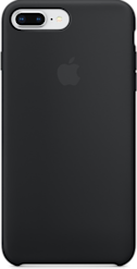 Apple iPhone 7/8 Plus Silicone Case -suojakuori musta