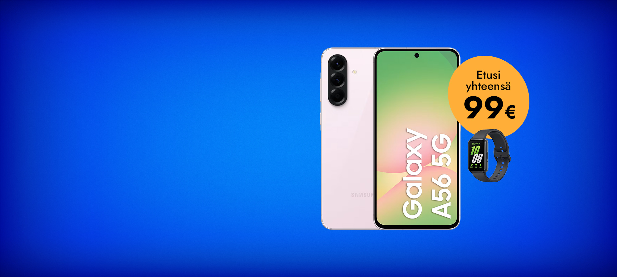 Samsung Galaxy A56 + Galaxy Fit3 Elisa