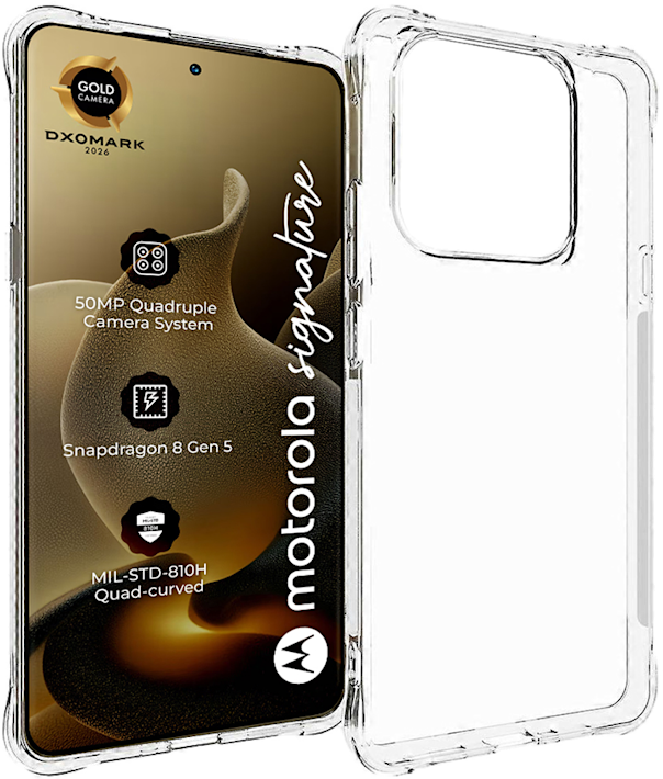 Motorola Signature -suojakuori Insmat Impact kirkas