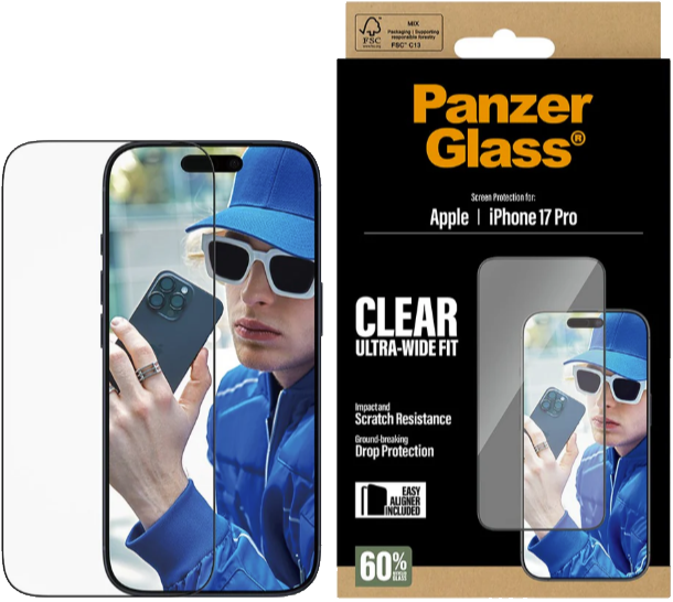 PanzerGlass Apple iPhone 17 Pro -näytönsuojalasi