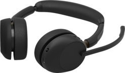 Jabra Evolve3 65 Link390A UC Stereo -langattomat kuulokkeet musta