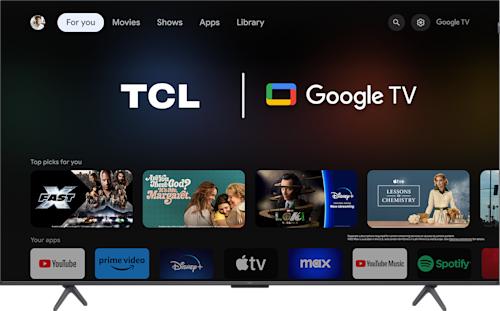 TCL 75C61B 75-tuumainen 4K QLED Pro TV, Google TV