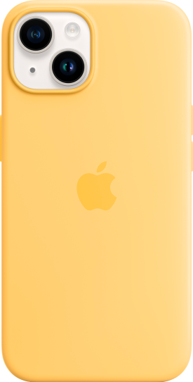 Apple iPhone 14 -silikonikuori MagSafe Päivänsäde