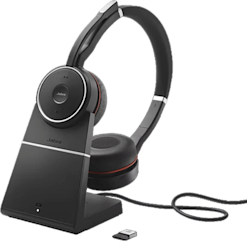 Jabra Evolve 75 SE Link380A MS Stereo -langattomat kuulokkeet lataustelakalla