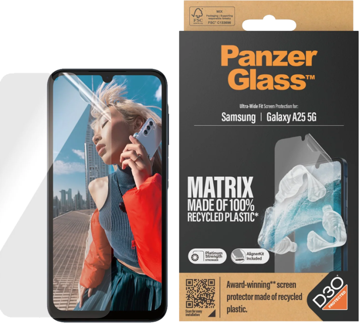 PanzerGlass Matrix Samsung Galaxy A25 -näytönsuojakalvo
