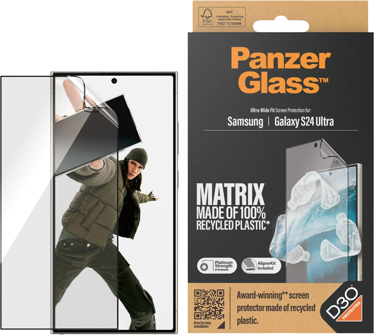 PanzerGlass Matrix Samsung Galaxy S24 Ultra -näytönsuojakalvo