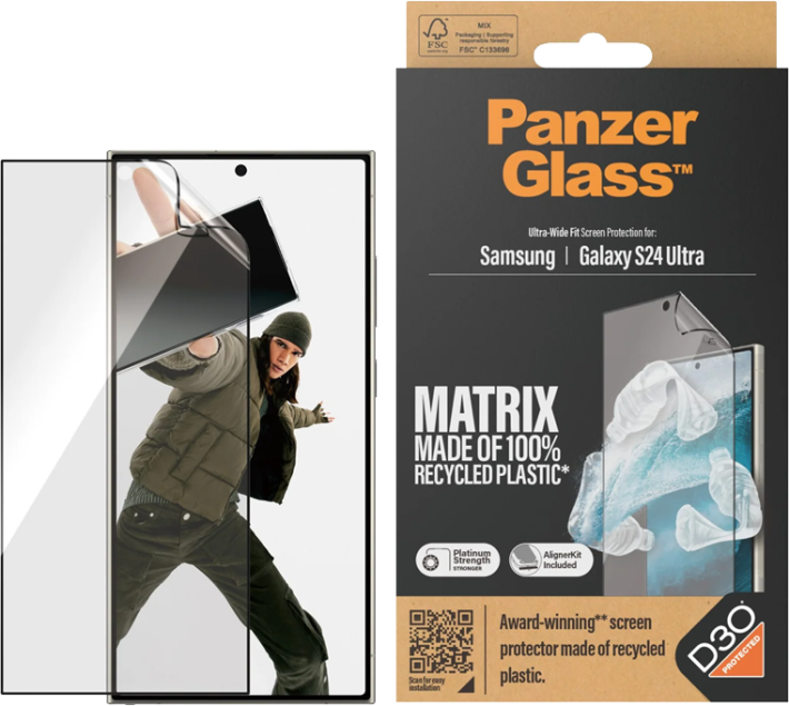 PanzerGlass Matrix Samsung Galaxy S24 Ultra -näytönsuojakalvo