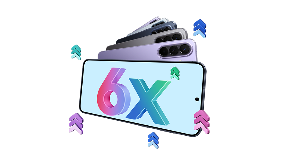 kuusi erilaista Samsung Galaxy A37 -puhelinta