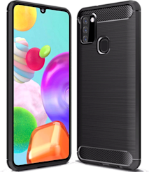 Samsung Galaxy A21s -takakuori Insmat Carbon