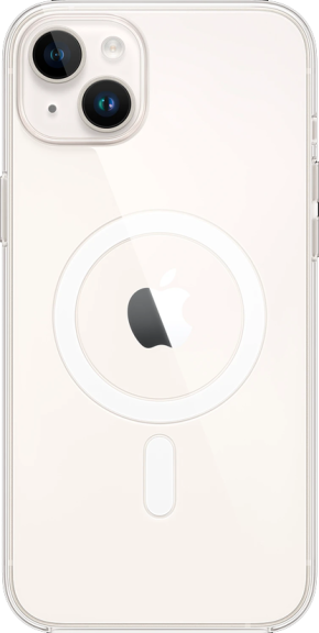 iPhone 14 kirkas silikonikuori MagSafe