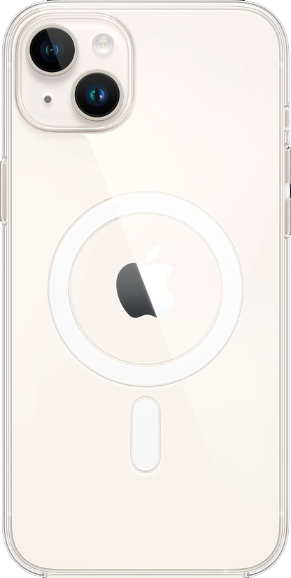 Apple iPhone 14 kirkas silikonikuori MagSafe