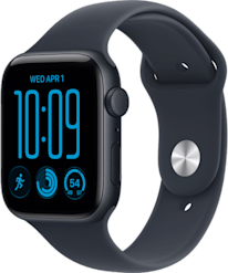 Apple Watch SE 3 GPS 44mm keskiyö alumiinikuori/musteensininen urheiluranneke