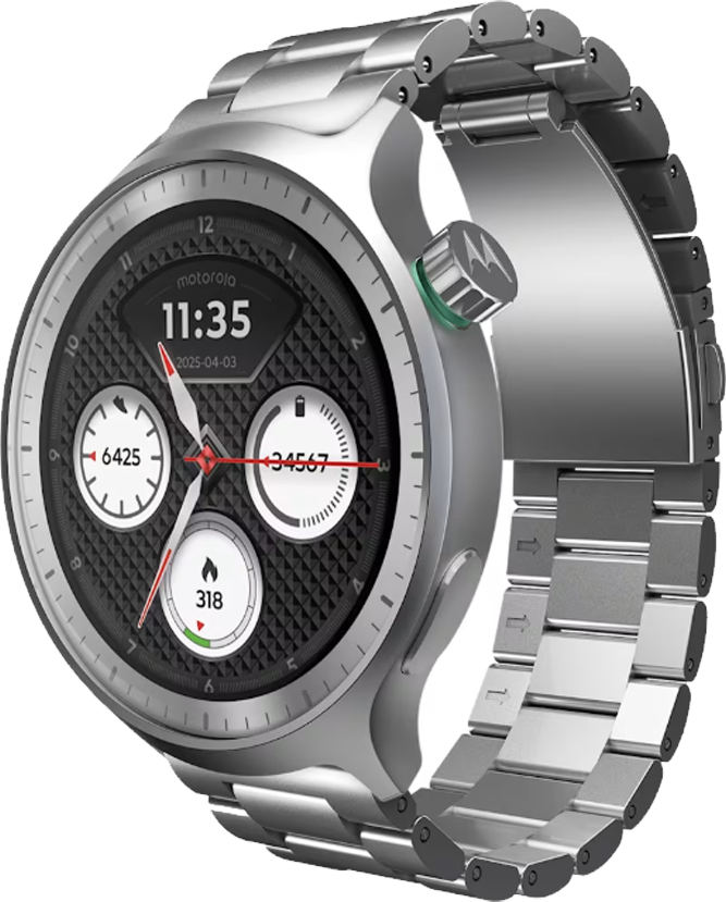Motorola Moto Watch -älykello Silver + Herbal Garden