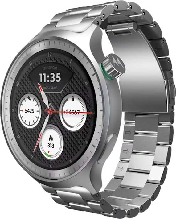 Motorola Moto Watch -älykello Silver + Herbal Garden