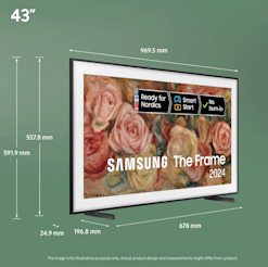 Samsung The Frame 43 tuumainen QLED 4K Smart TV