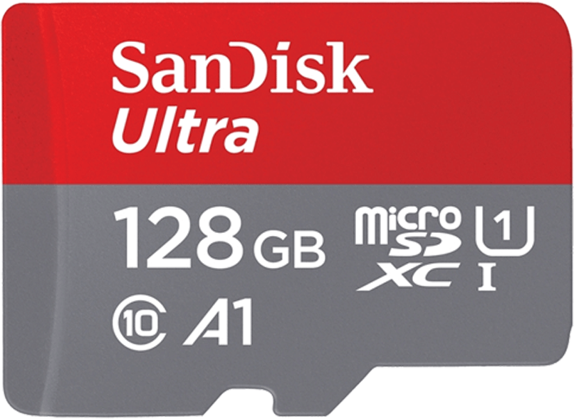Sandisk Ultra 128GB microSDXC -muistikortti + adapteri