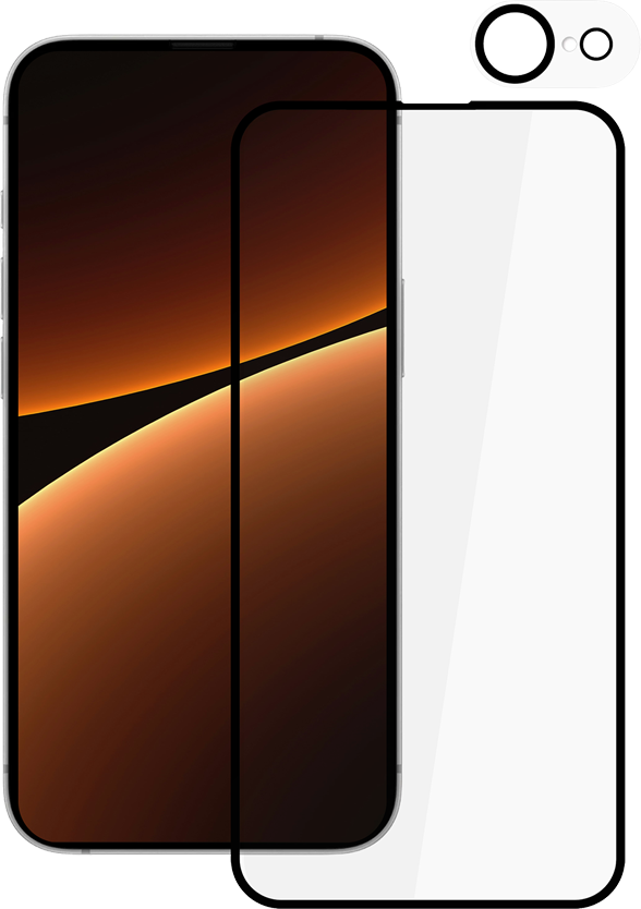 Kaarna Apple iPhone 16e/17e -panssarilasi + kameralinssin suojalasi