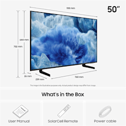 Samsung 50 tuumainen Q8FA QLED 4K Smart TV (2025)