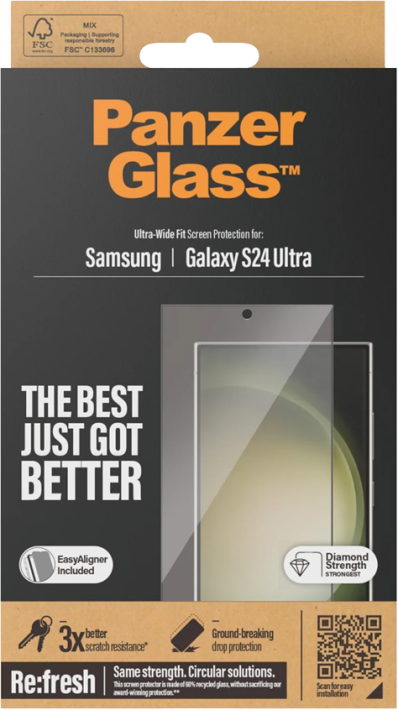 PanzerGlass Samsung Galaxy S24 Ultra -näytönsuojalasi