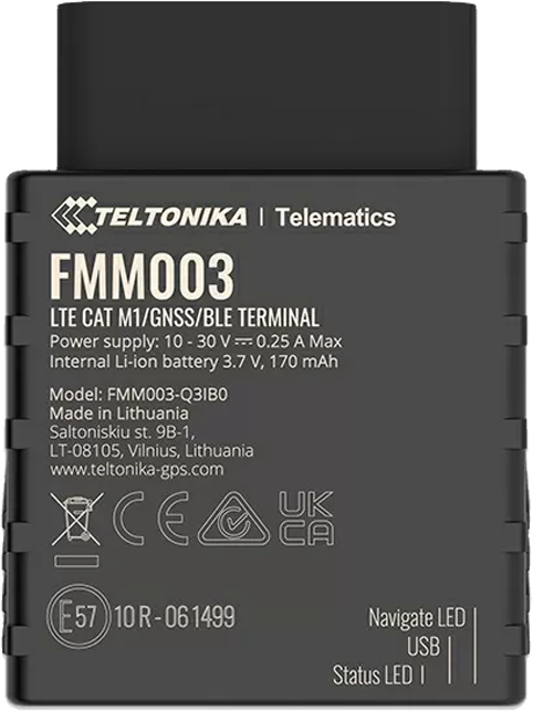Teltonika FMM003 GPS-paikannin autoon