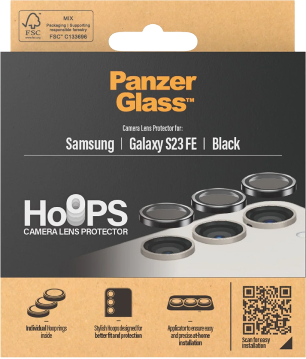 PanzerGlass Samsung Galaxy S23 FE -kameran linssisuoja