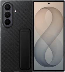 Samsung Galaxy Fold8 Ultra Carbon Standing -suojakuori Musta