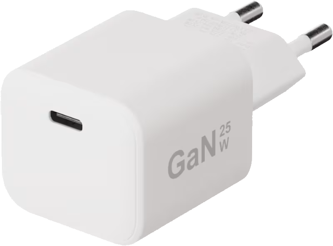 X2O 25W PD GaN USB-C -laturi valkoinen