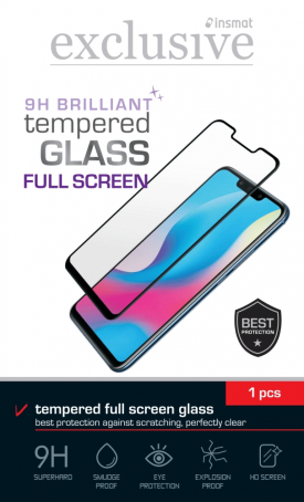 Sony Xperia 1 III -näytönsuojalasi Insmat Brilliant Glass musta
