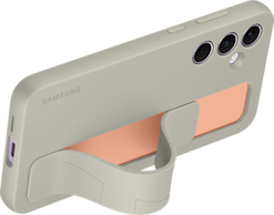 Samsung Galaxy A55 -suojakuori Standing Grip Case Harmaa