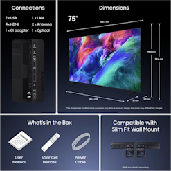 Samsung R85H 75 tuumainen Micro RGB 4K TV (2026)