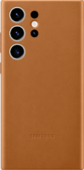 Samsung Galaxy S23 Ultra -suojakuori Leather Cover Ruskea
