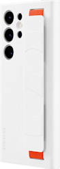 Samsung Galaxy S23 Ultra -suojakuori Silicone Grip Cover Valkoinen