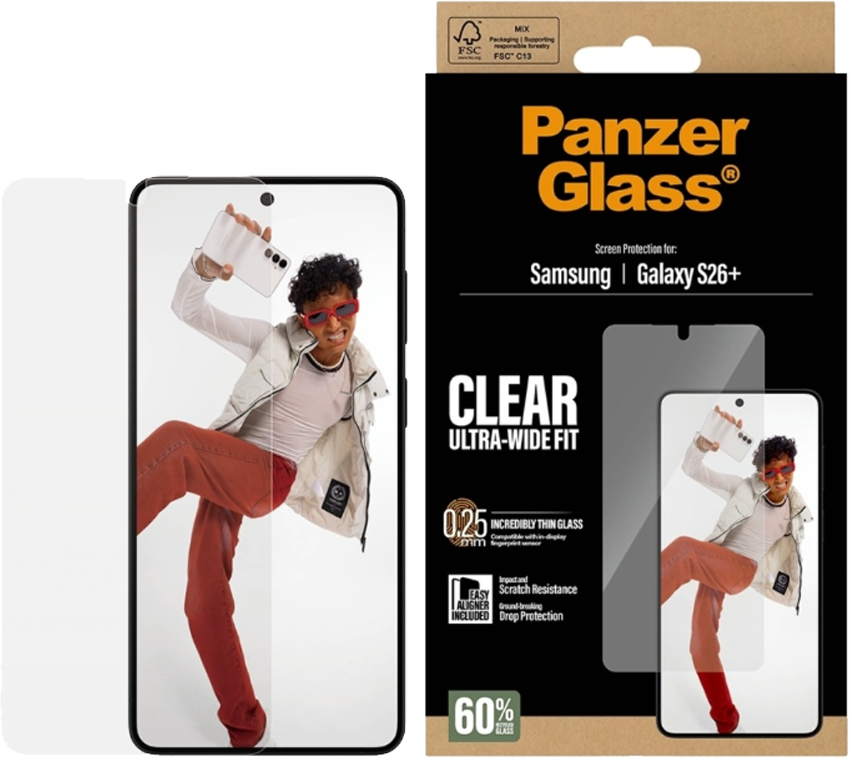 PanzerGlass Samsung Galaxy S26+ -näytönsuojalasi