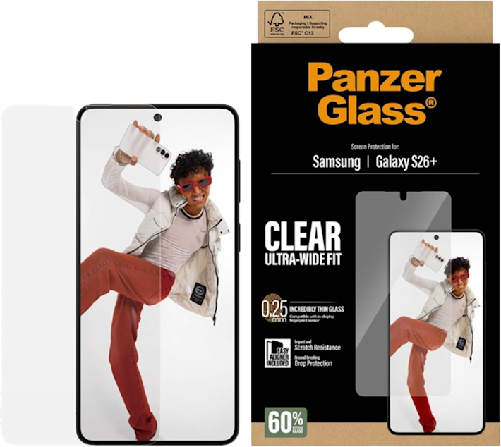 PanzerGlass Samsung Galaxy S26+ -näytönsuojalasi