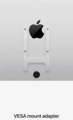 Apple Studio Display -VESA-asennussovittimella