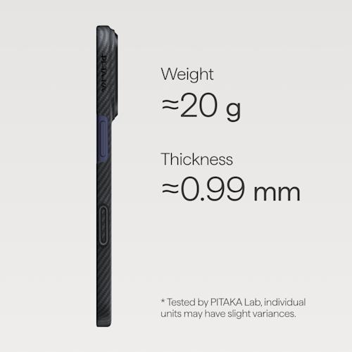 PITAKA Edge Apple iPhone 17 Pro Max MagSafe-suojakotelo