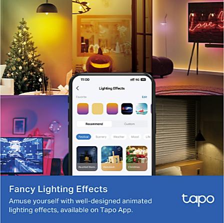 TP-Link Tapo L430C E14 -älylamppu 2 kpl